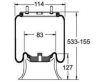 PE Automotive 084.195-51A Boot, air suspension